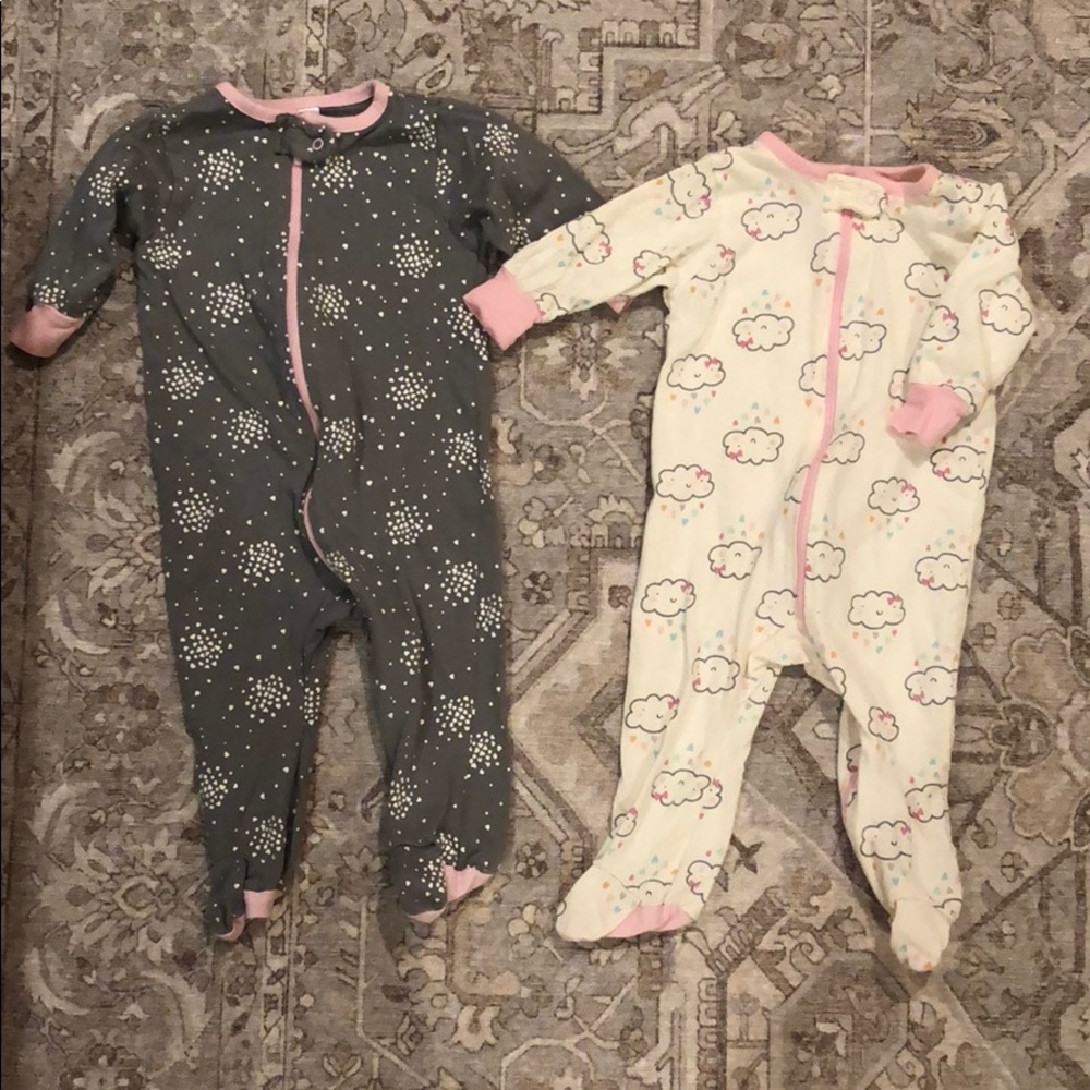Gerber zipper footie sleepers bundle size 3-6